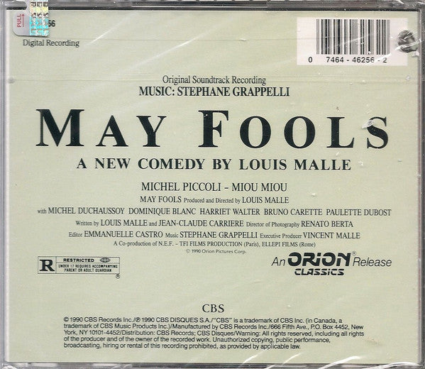 Stéphane Grappelli : May Fools (Music From The Motion Picture) (CD, Album)