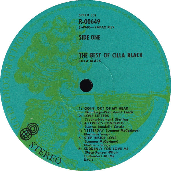 Cilla Black : The Best Of Cilla Black (LP, Comp, Club, RE)