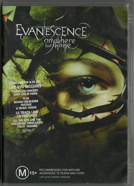 Evanescence : Anywhere But Home (CD + DVD-V, PAL)