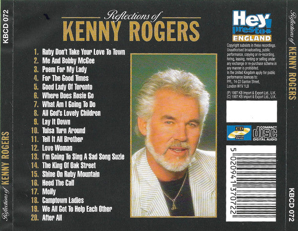 Kenny Rogers : Reflections Of Kenny Rogers (CD, Comp)