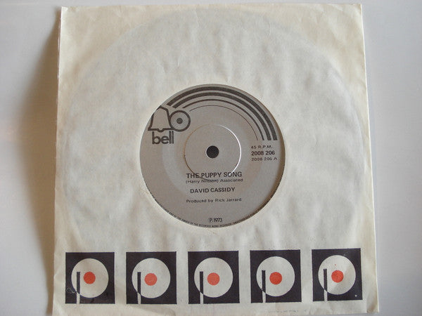 David Cassidy : The Puppy Song (7", Single)