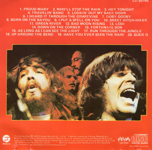 Creedence Clearwater Revival : 20 Golden Greats (CD, Comp, RE)