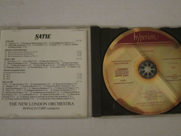 Erik Satie, The New London Orchestra, Ronald Corp : Parade • Relâche • Mercure • Gymnopédies • Gnossiennes (CD, Album)