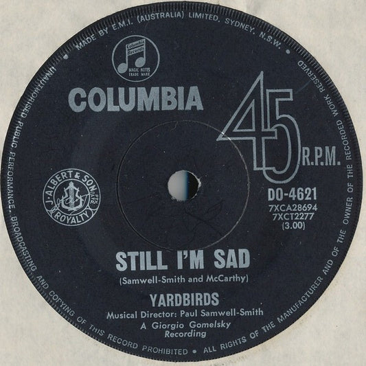 Yardbirds* : Still I'm Sad/Evil Hearted You (7", Single)