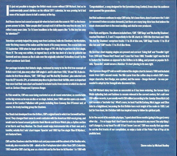 Cliff Richard : Anthology (3xCD, Comp, RM, Dig)