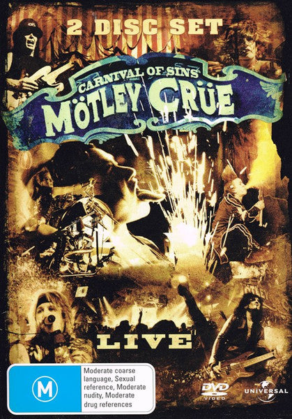 Mötley Crüe : Carnival Of Sins - Live (2xDVD-V, PAL, Reg)