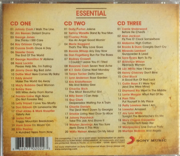 Various : Essential Country (3xCD, Comp)