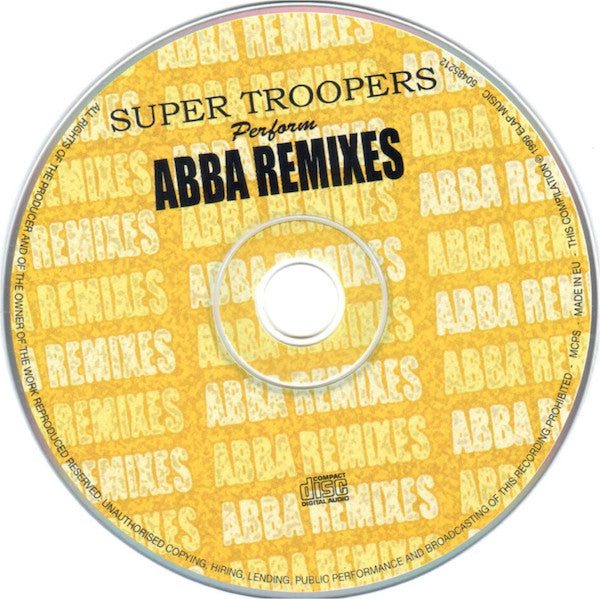 Super Troopers : Perform ABBA Remixes (CD, Comp)