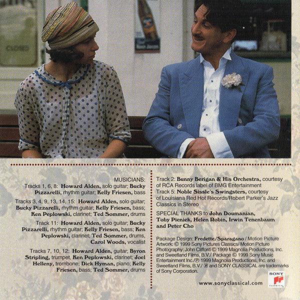 Various : Sweet And Lowdown (Music From The Motion Picture Written And Directed By Woody Allen) (CD, Album)