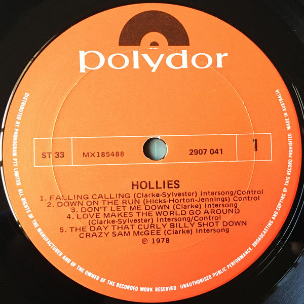 The Hollies : Hollies (LP, Album)
