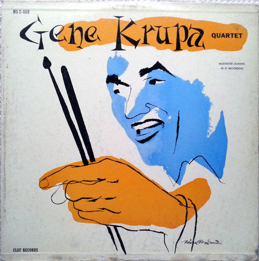 Gene Krupa Quartet* : The Gene Krupa Quartet (LP, Mono)