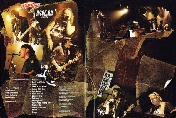 The Screaming Jets : Rock On: Live From Evan Theatre, Penrith (DVD-V, Ltd, PAL + CD, Album)