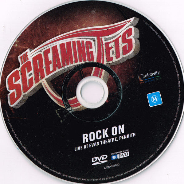 The Screaming Jets : Rock On: Live From Evan Theatre, Penrith (DVD-V, Ltd, PAL + CD, Album)