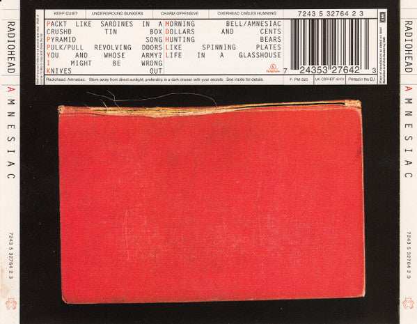 Radiohead : Amnesiac (CD, Album, EMI)