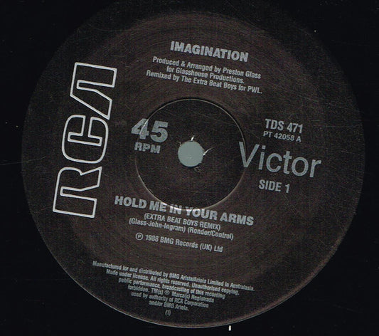 Imagination : Hold Me In Your Arms (12")