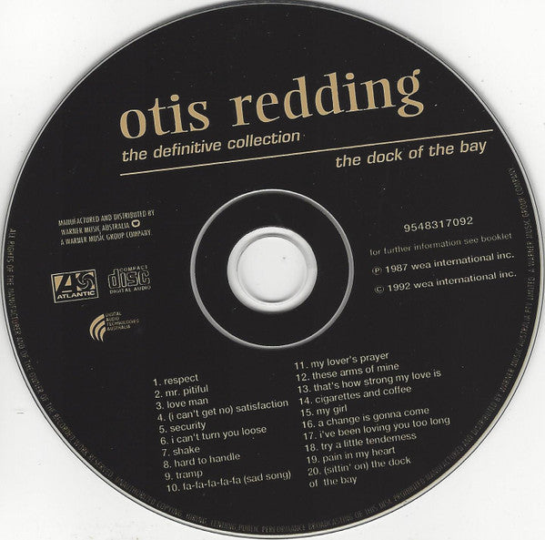 Otis Redding : The Dock Of The Bay - The Definitive Collection (CD, Comp, RE)