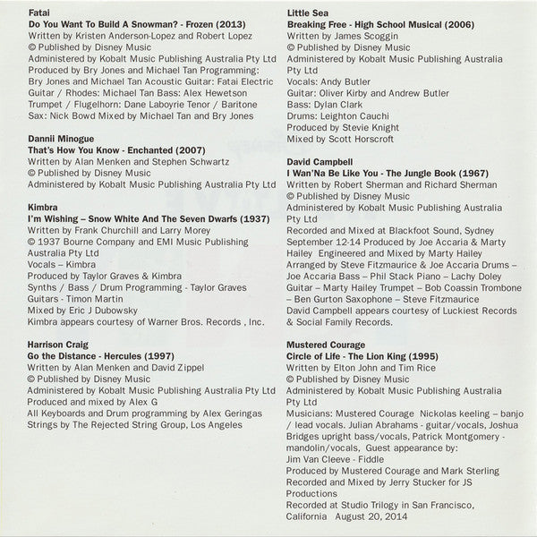 Various : We Love Disney (CD, Comp)