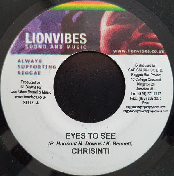 Chrisinti : Eyes To See (7", Single)