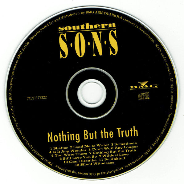 Southern Sons (2) : Nothing But The Truth (CD, Album, RE)