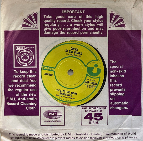 The Electric Light Orchestra* : Roll Over Beethoven (7", Single)