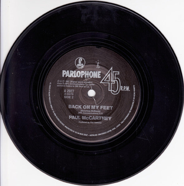 Paul McCartney : Once Upon A Long Ago (7", Single)