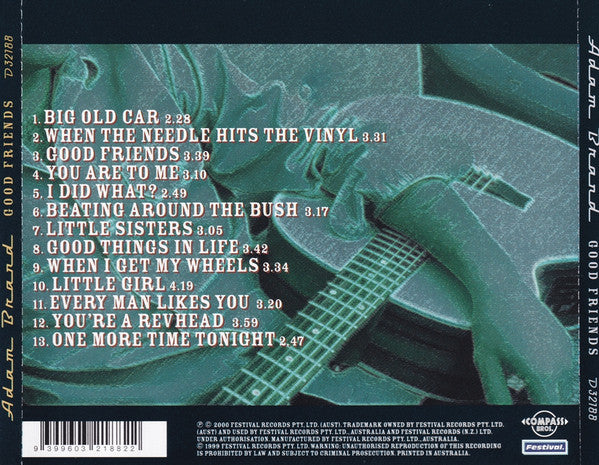 Adam Brand : Good Friends (CD, Album)