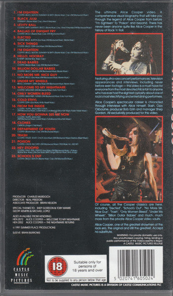 Alice Cooper (2) : Prime Cuts (VHS, Comp, PAL)