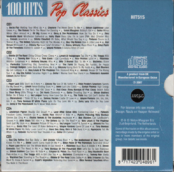 Various : Pop Classics (5xCD, Comp, Box)