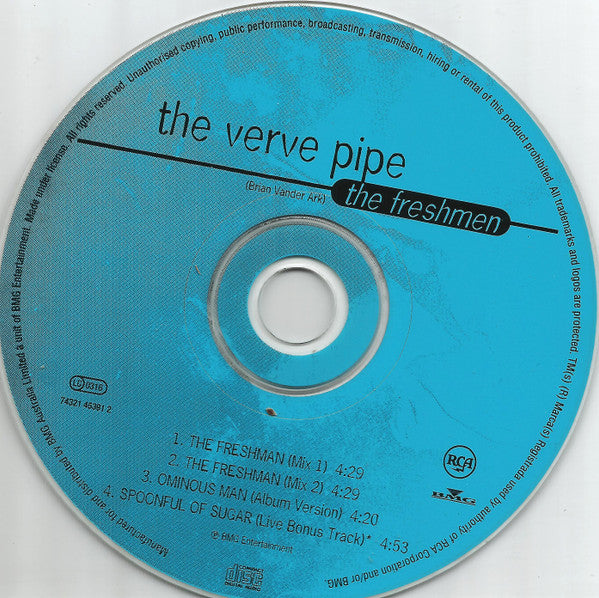 The Verve Pipe : The Freshmen (CD, Single)