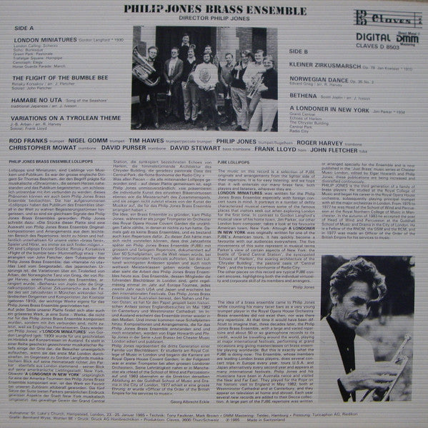 Philip Jones Brass Ensemble : Lollipops (LP)