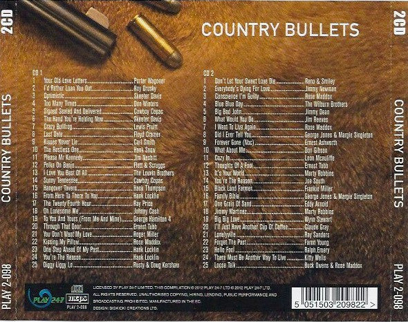 Various : Country Bullets (2xCD, Comp)