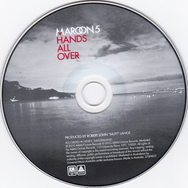 Maroon 5 : Hands All Over (CD, Album)