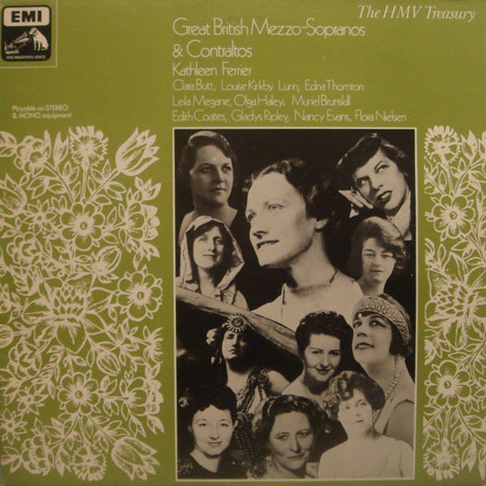 Various : Great British Mezzo-Sopranos & Contraltos (LP, Comp, Mono)