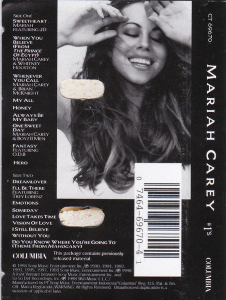 Mariah Carey : #1's (Cass, Comp)