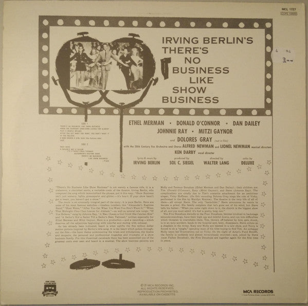 The 20th Century-Fox Symphony Orchestra* And Chorus* : Irving Berlin's There's No Business Like Show Business (LP, RE)