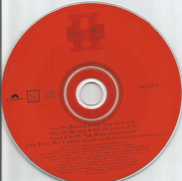 Boyz II Men : On Bended Knee (CD, Single)