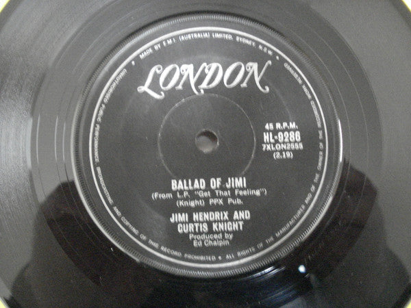 Curtis Knight & Jimi Hendrix : Ballad Of Jimi (7", Single)