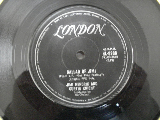 Curtis Knight & Jimi Hendrix : Ballad Of Jimi (7", Single)