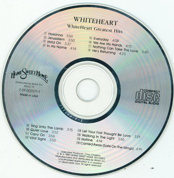 White Heart : Greatest Hits (CD, Comp)