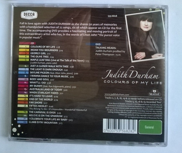 Judith Durham : Colours Of My Life (CD, Comp + DVD-V)