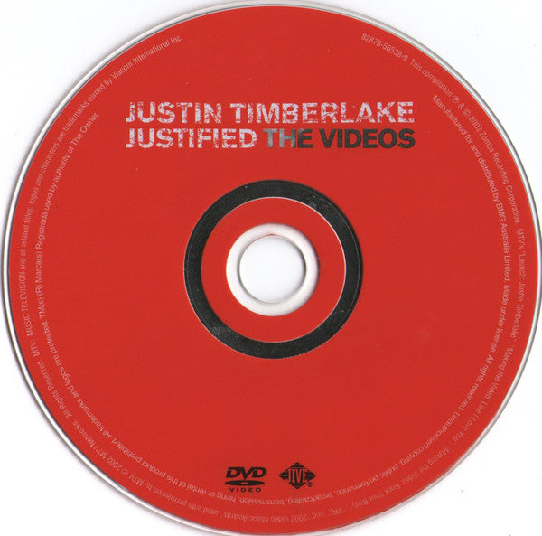 Justin Timberlake : Justified The Videos (DVD)