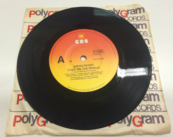 Judas Priest : Take On The World (7", Single)