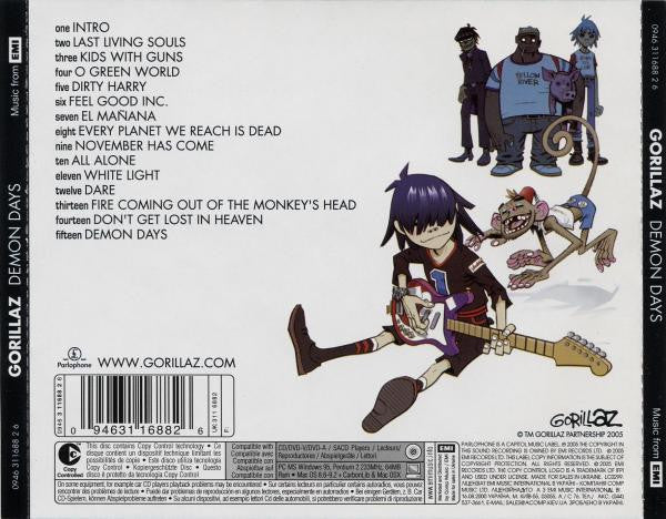 Gorillaz : Demon Days (CD, Album, Copy Prot.)