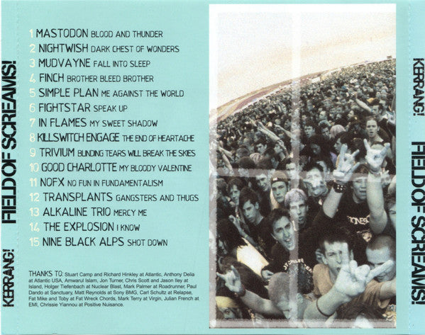 Various : Kerrang! Field Of Screams! (CD, Comp)
