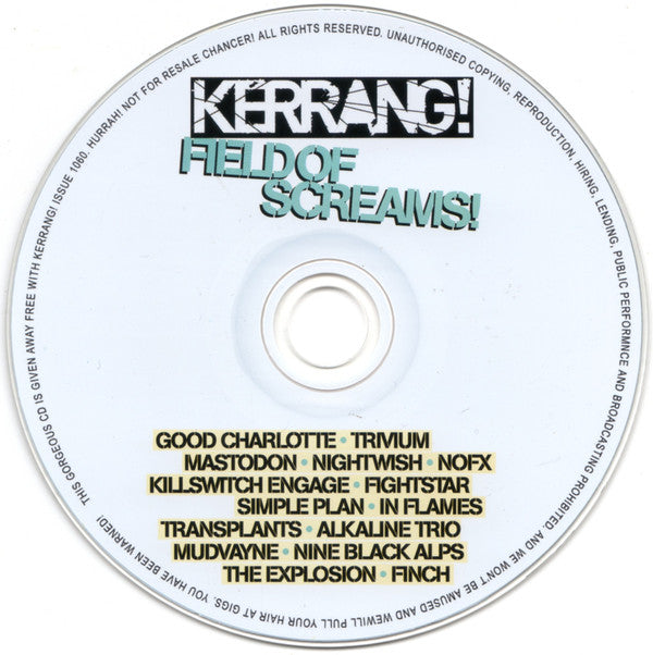 Various : Kerrang! Field Of Screams! (CD, Comp)