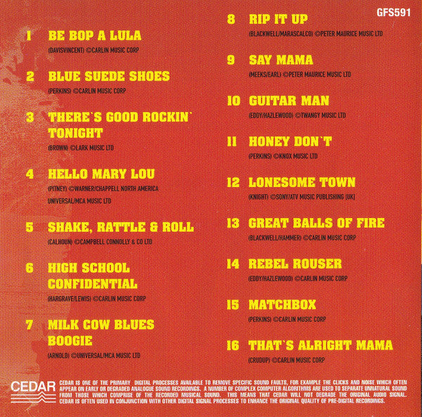Various : Red Hot Rockabilly!  (The Classic Sounds Of Rockabilly!) (CD, Comp)