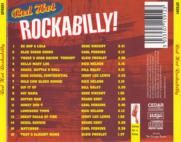 Various : Red Hot Rockabilly!  (The Classic Sounds Of Rockabilly!) (CD, Comp)