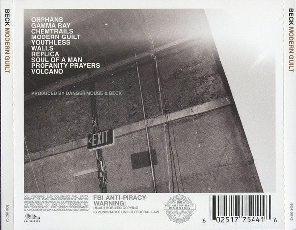 Beck : Modern Guilt (CD, Album, Son)