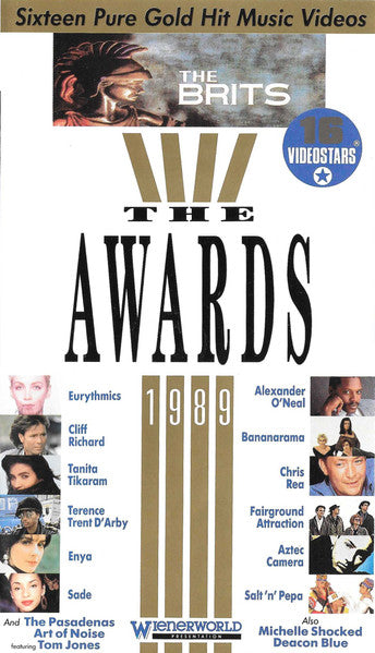 Various : The Brits The Awards 1989 (VHS, Comp, PAL, Hi-)