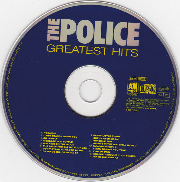 The Police : Greatest Hits (CD, Comp)